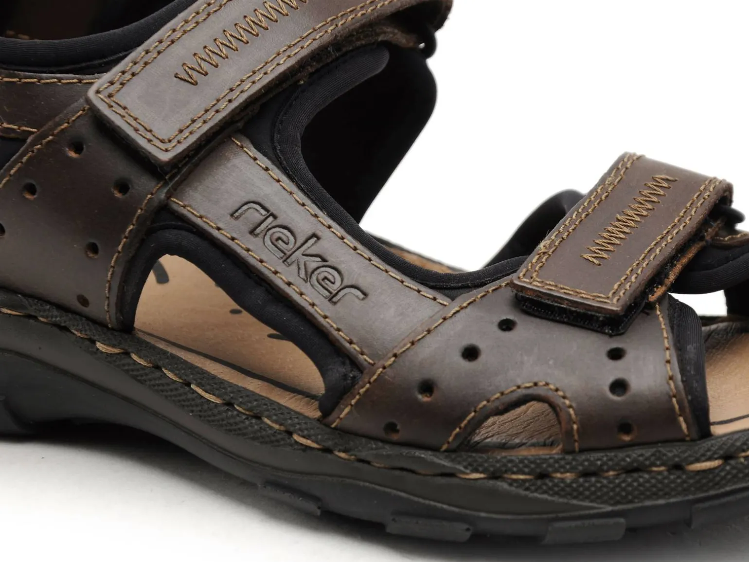 Rieker 26061 Marron Sandales Homme