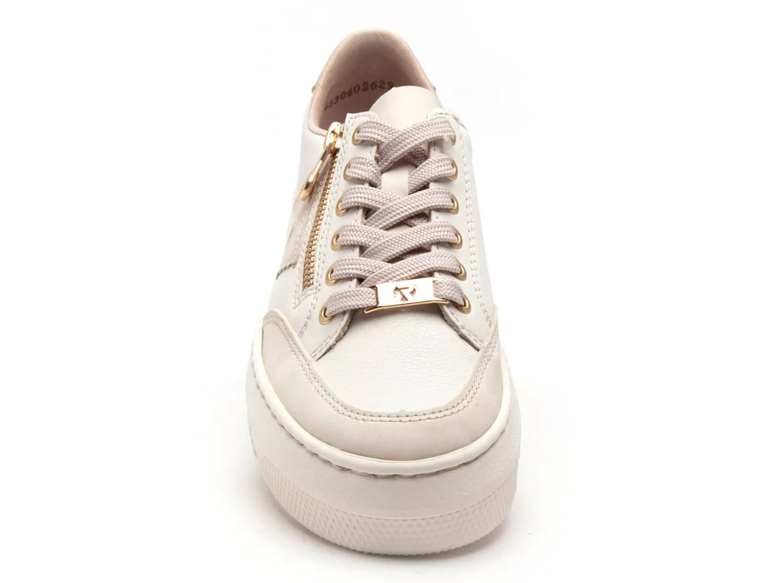 Rieker M1912 Beige Baskets Basses Femme
