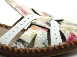 Rieker M1650 Multicolore Sandales Plates Femme