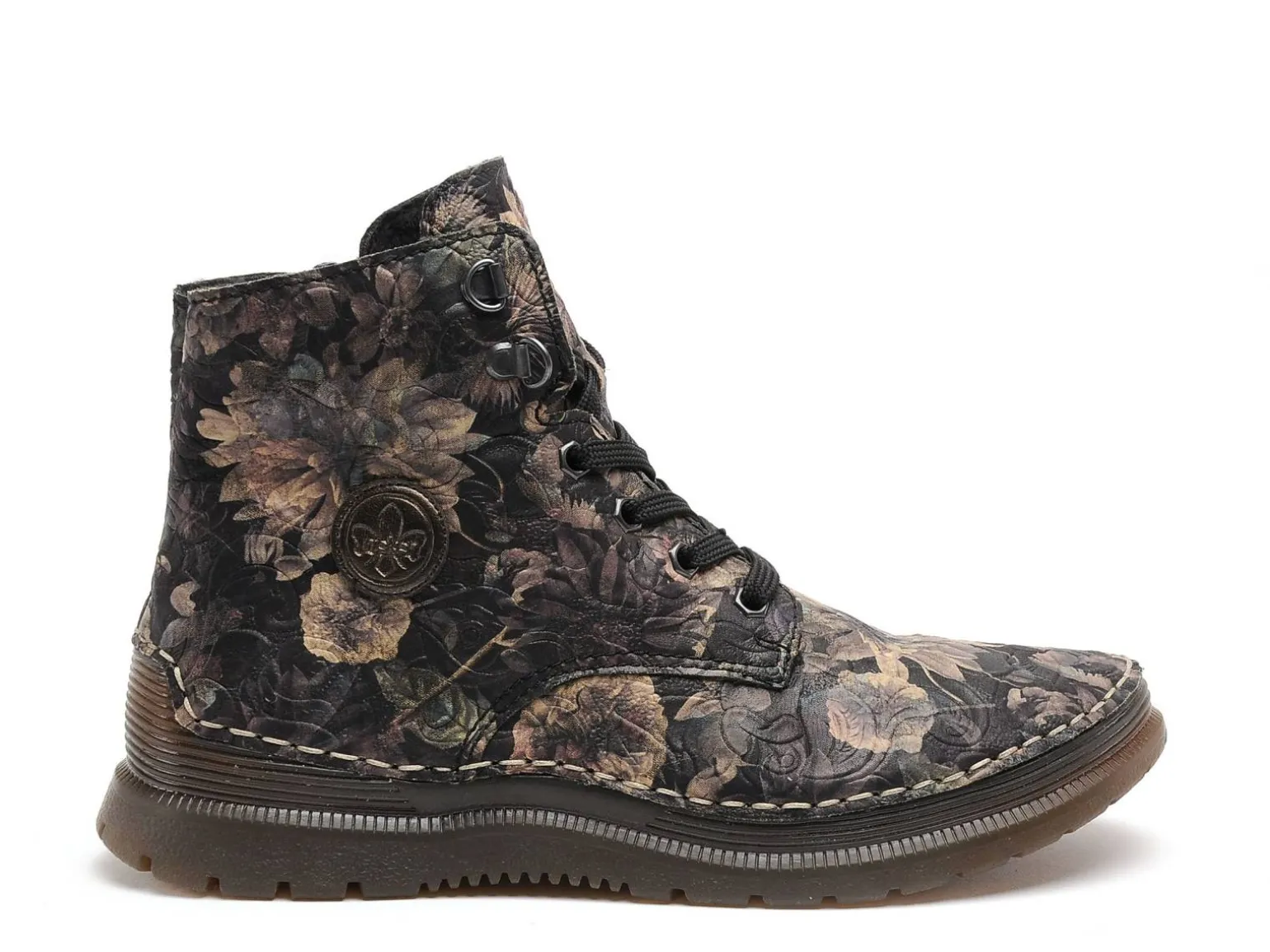 Rieker 53632 Multicolore Boots et Bottines Plates Femme