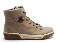Rieker N0730 Beige Boots et Bottines Plates Femme
