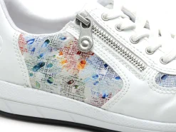 Rieker N1112 Blanc Baskets Basses Femme