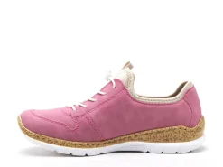 Rieker N42G0 Rose Baskets Basses Femme