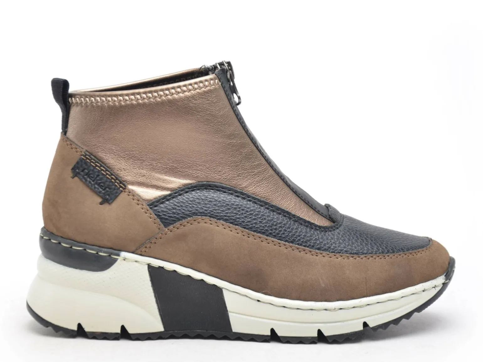 Rieker N6352 Marron Boots et Bottines à Talons Femme