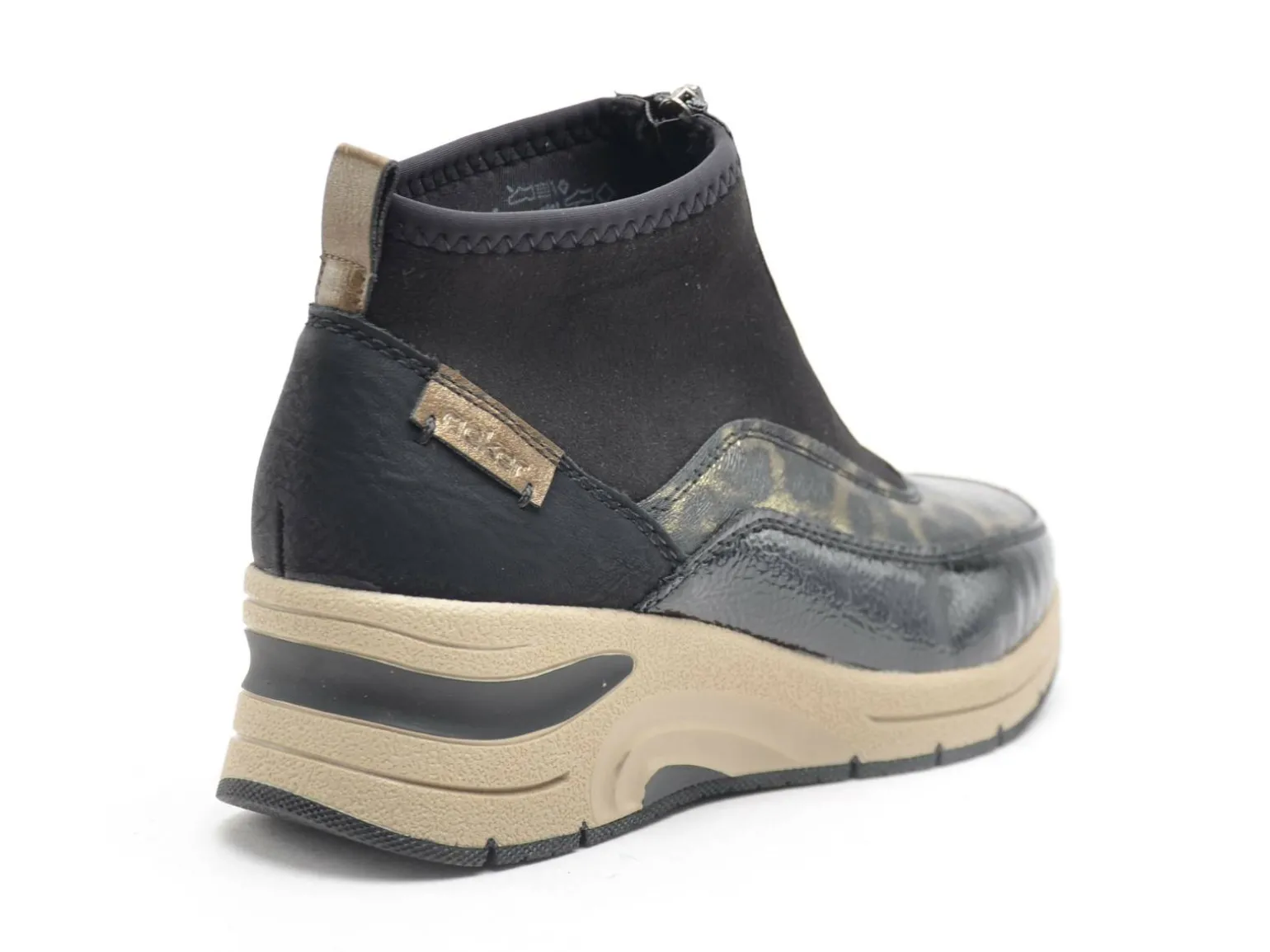 Rieker N9362 Noir Boots et Bottines à Talons Femme