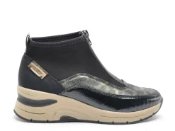 Rieker N9362 Noir Boots et Bottines à Talons Femme