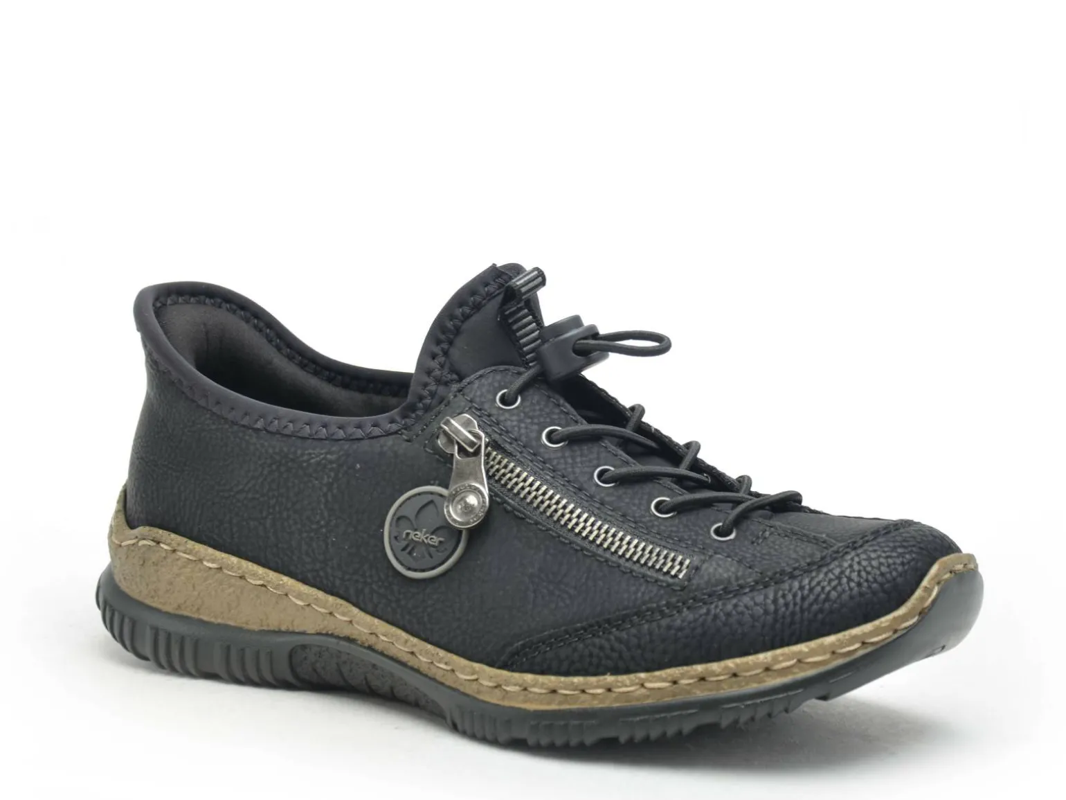Rieker N3267 Noir Derbies Femme