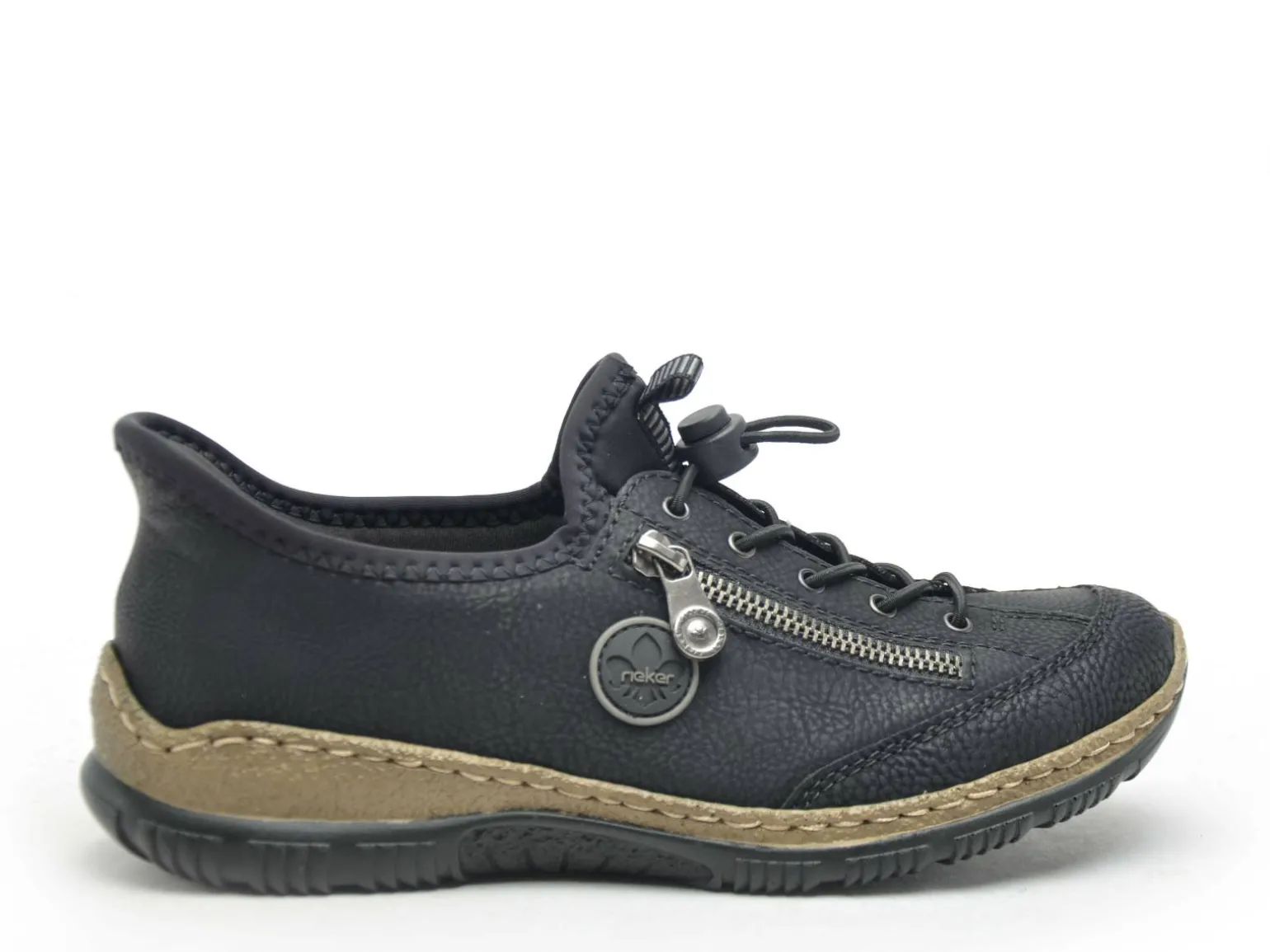 Rieker N3267 Noir Derbies Femme