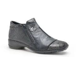 Rieker 58388 Noir Boots et Bottines Plates Femme