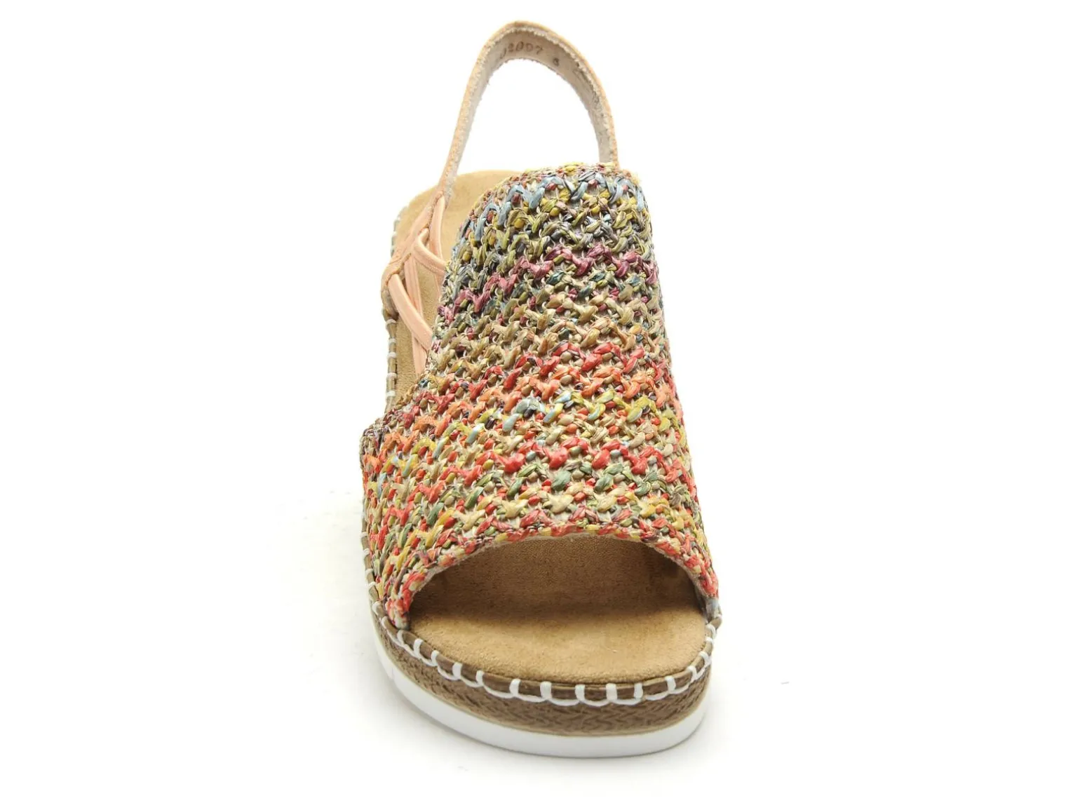 Rieker V1241 Multicolore Sandales à Talons Femme