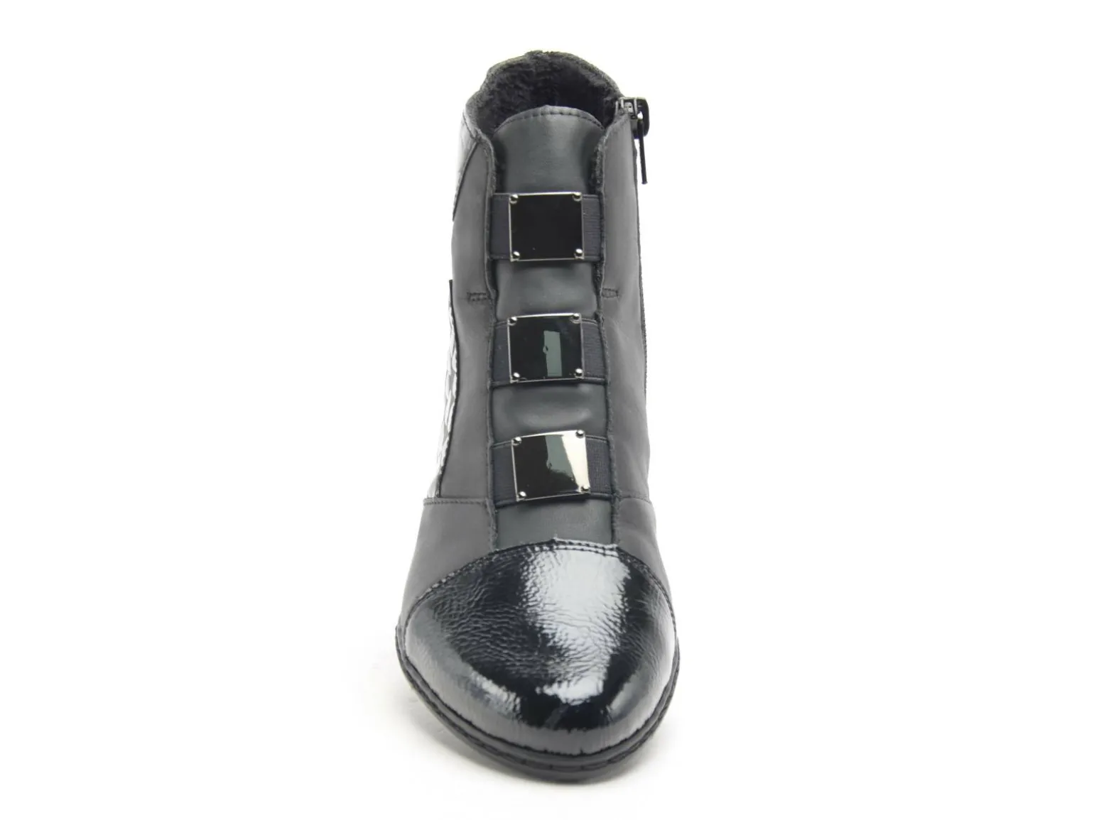 Rieker Y0764 Noir Boots et Bottines Plates Femme