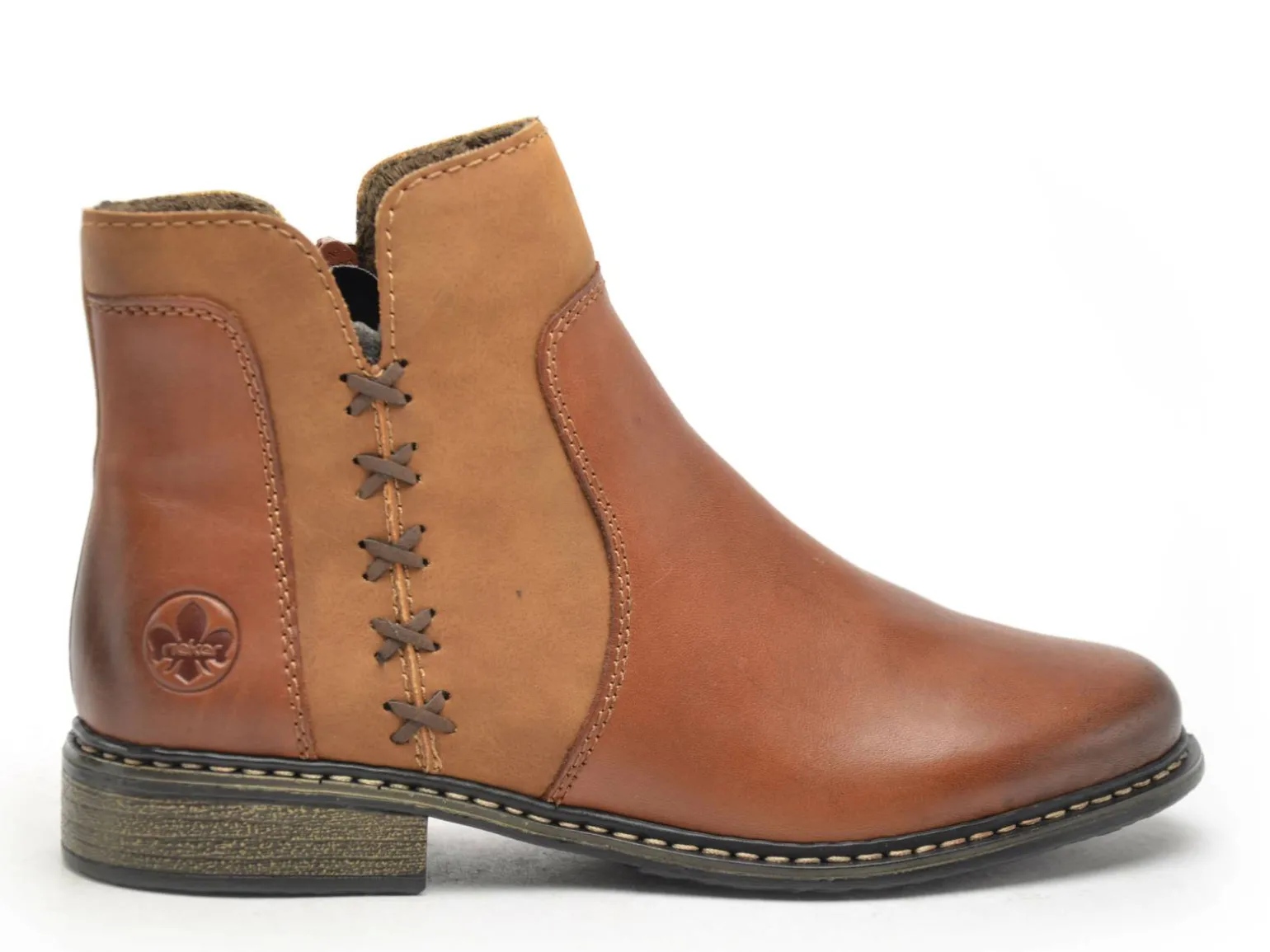 Rieker Z4951 Marron Boots et Bottines Plates Femme