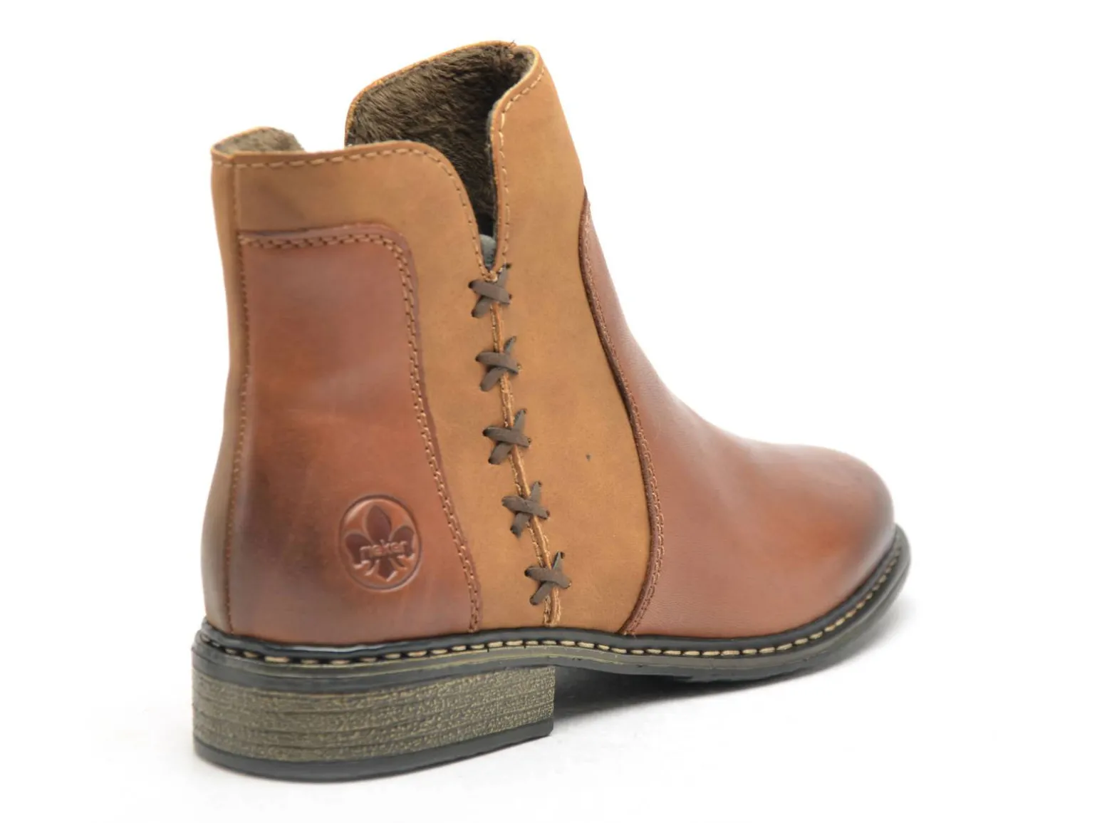 Rieker Z4951 Marron Boots et Bottines Plates Femme