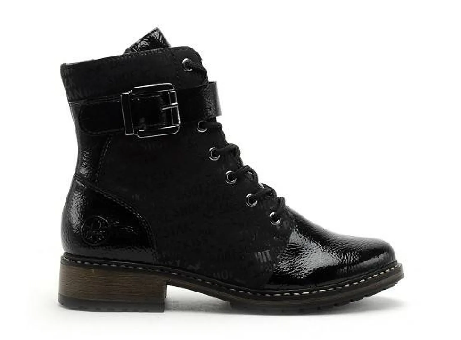 Rieker Z6802 Noir Boots et Bottines Plates Femme