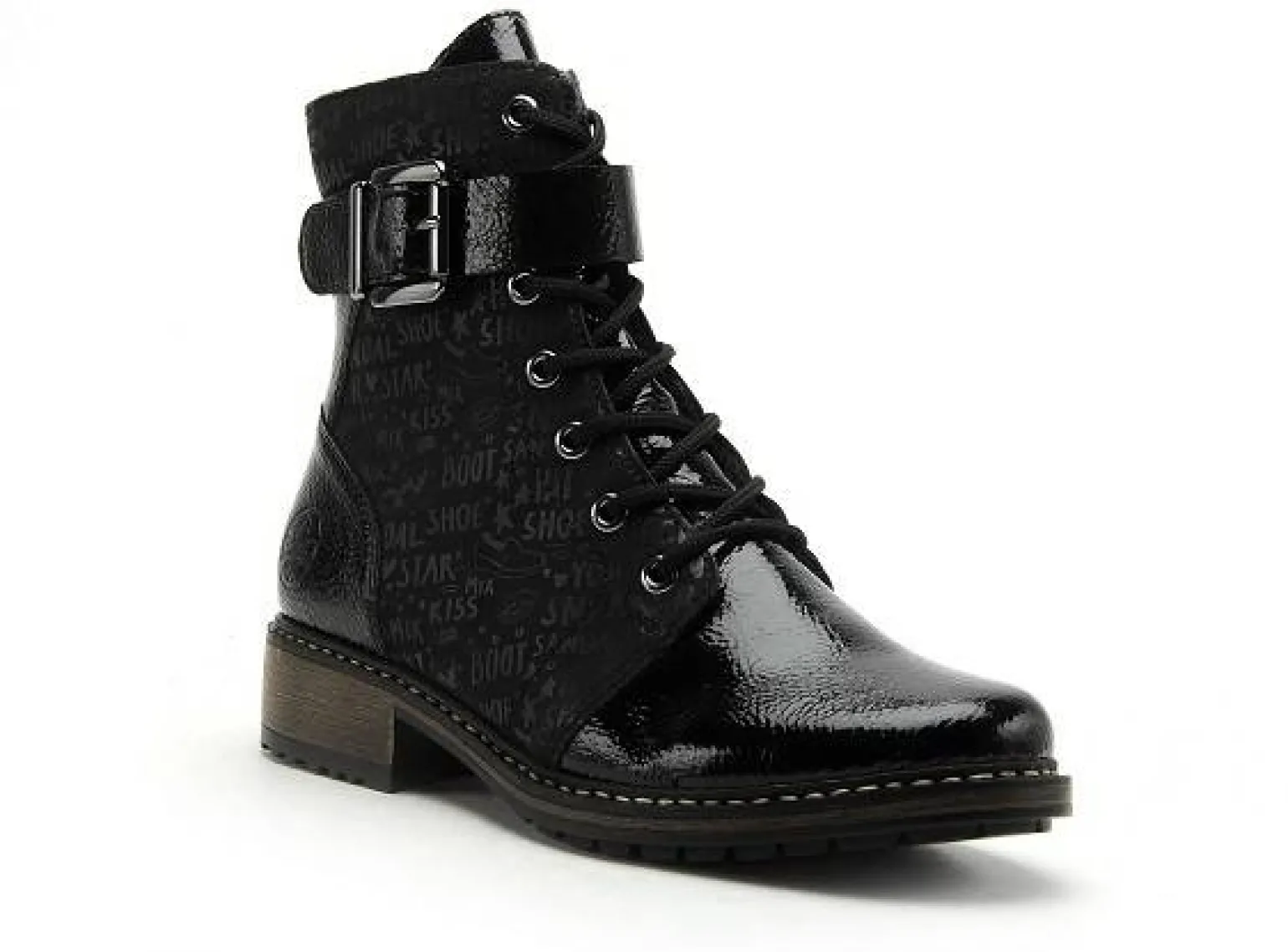 Rieker Z6802 Noir Boots et Bottines Plates Femme