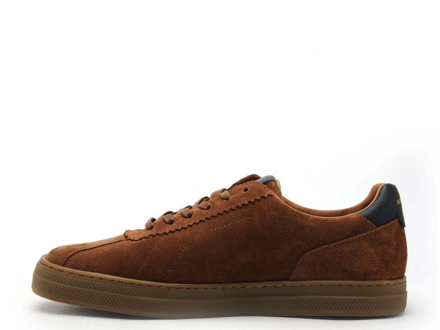 Schmoove Baskets SPARK CLAY TOE Marron Baskets Basses Homme