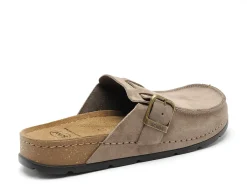 Scholl BORA MOC Beige Mules Homme