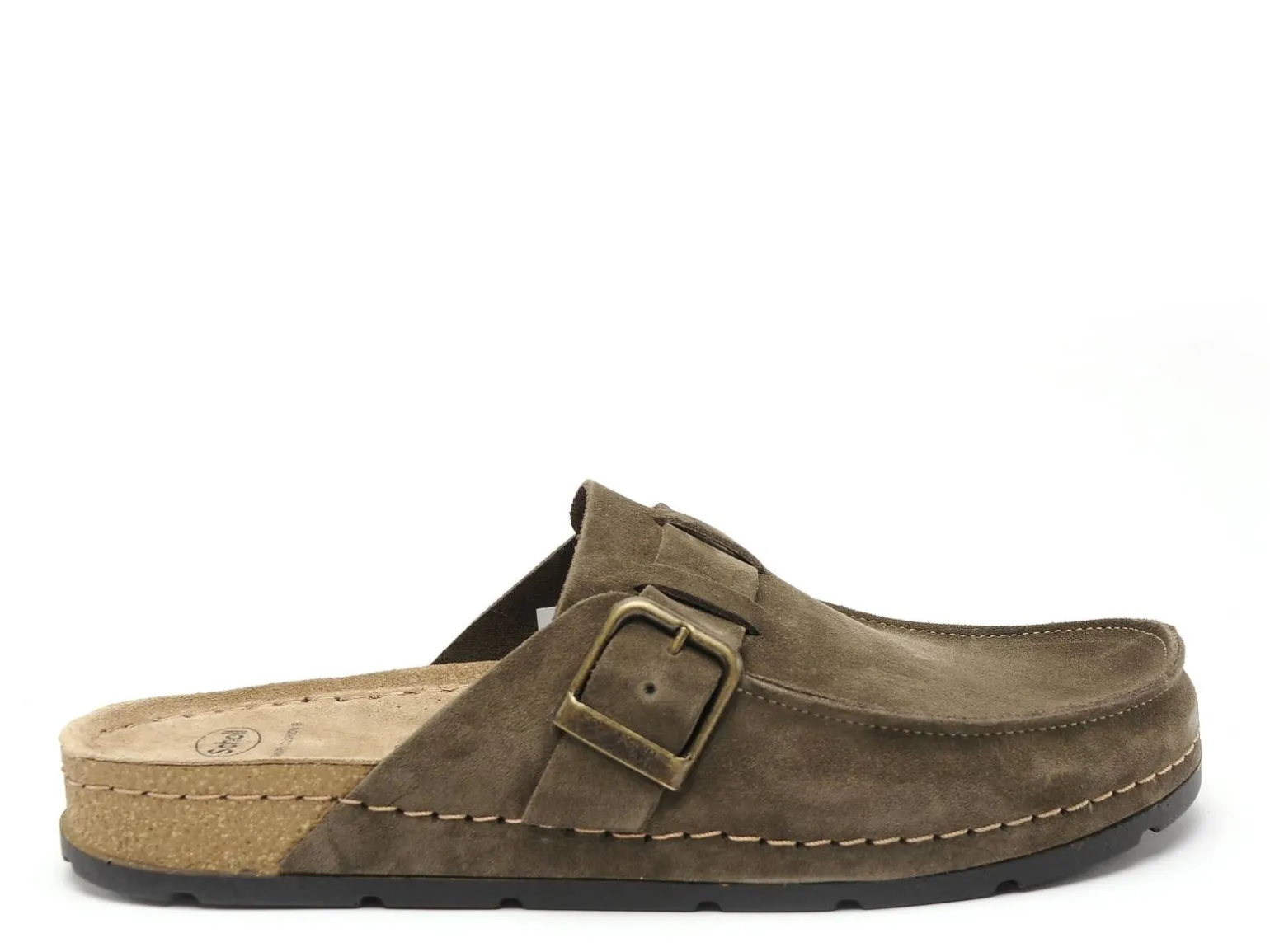 Scholl BORA MOC Kaki Mules Homme