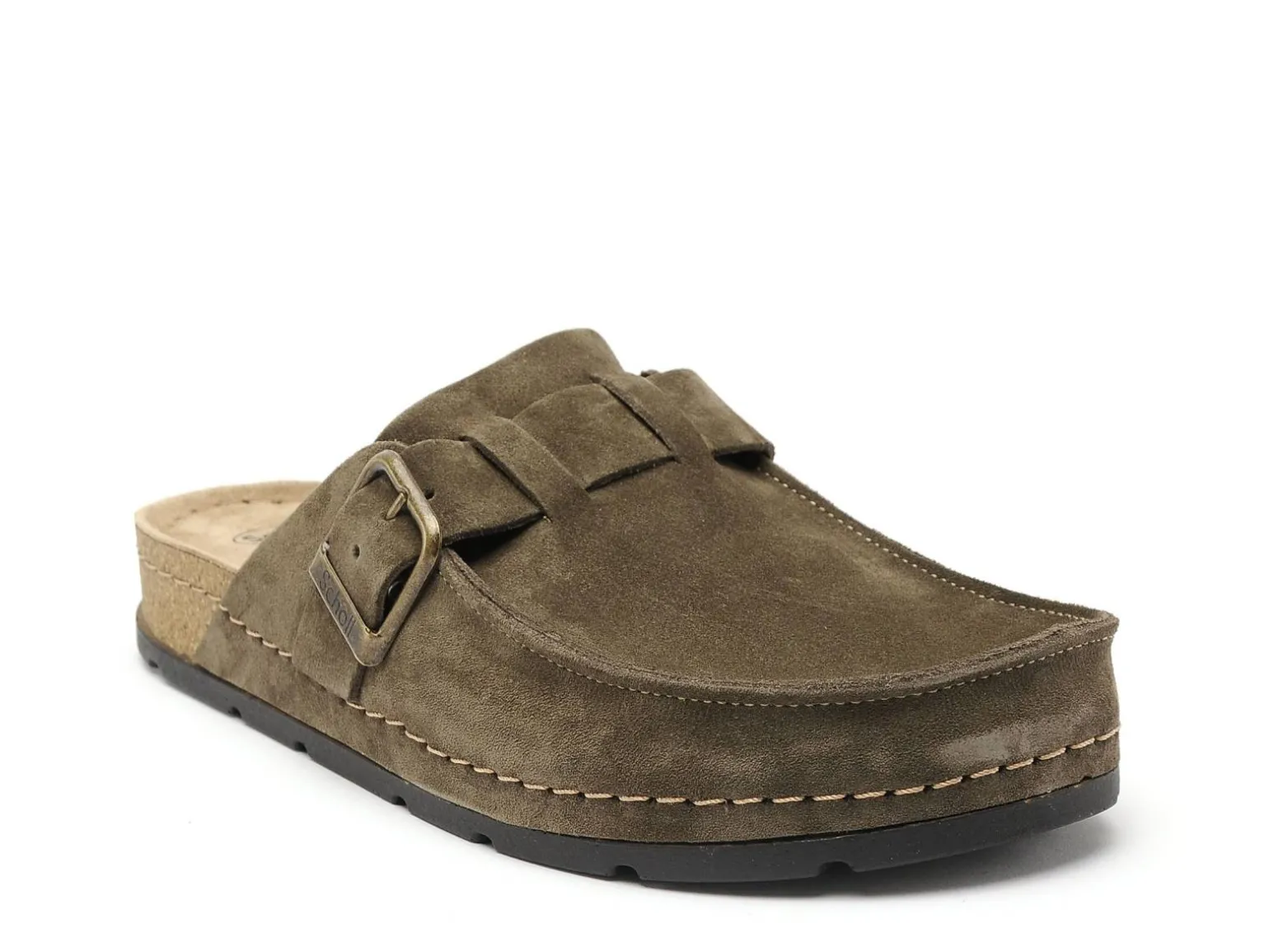 Scholl BORA MOC Kaki Mules Homme