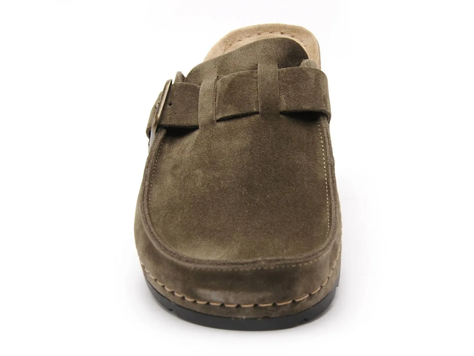 Scholl BORA MOC Kaki Mules Homme