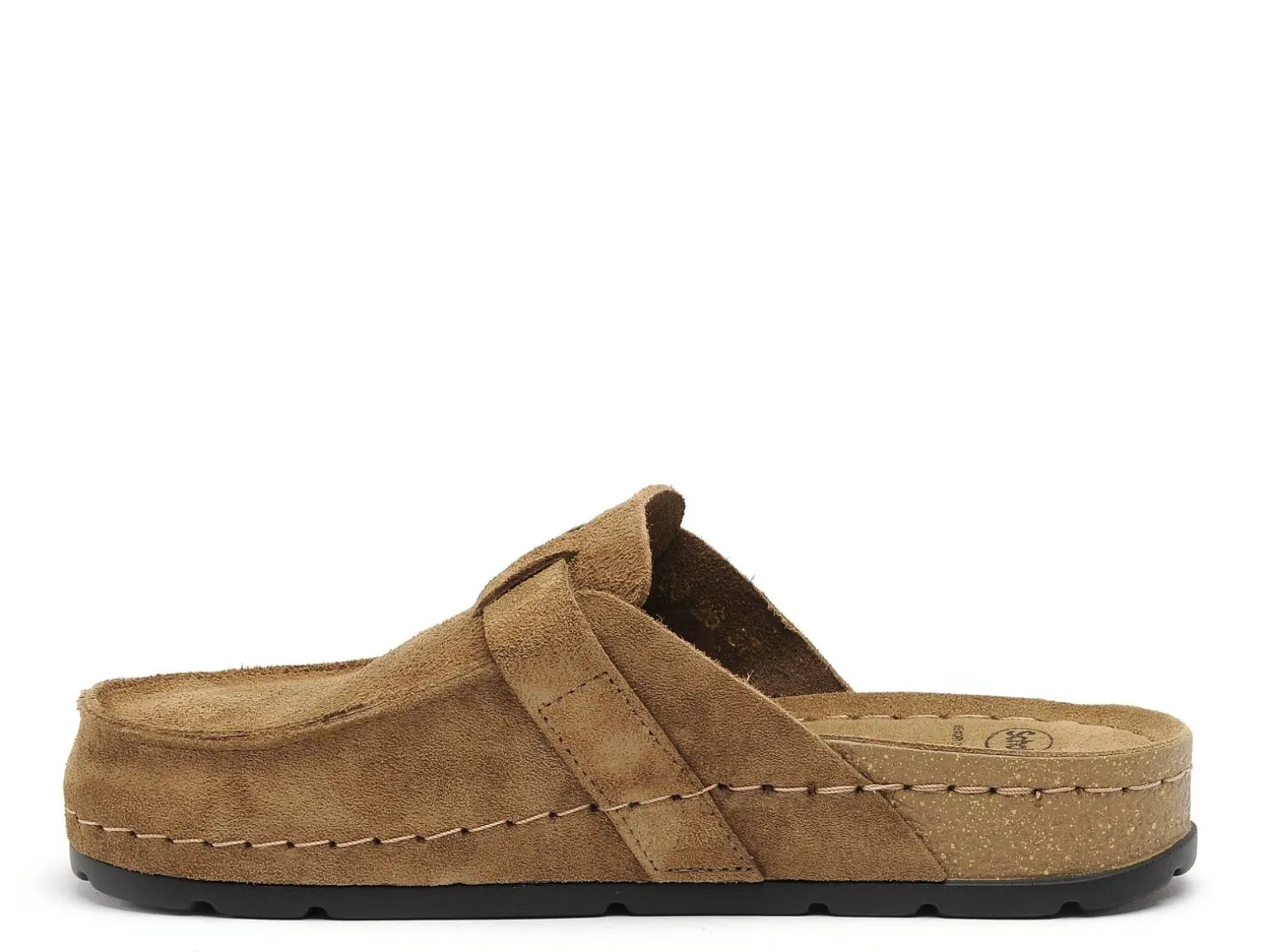 Scholl BORA MOC Marron Mules et Sabots Plats Femme