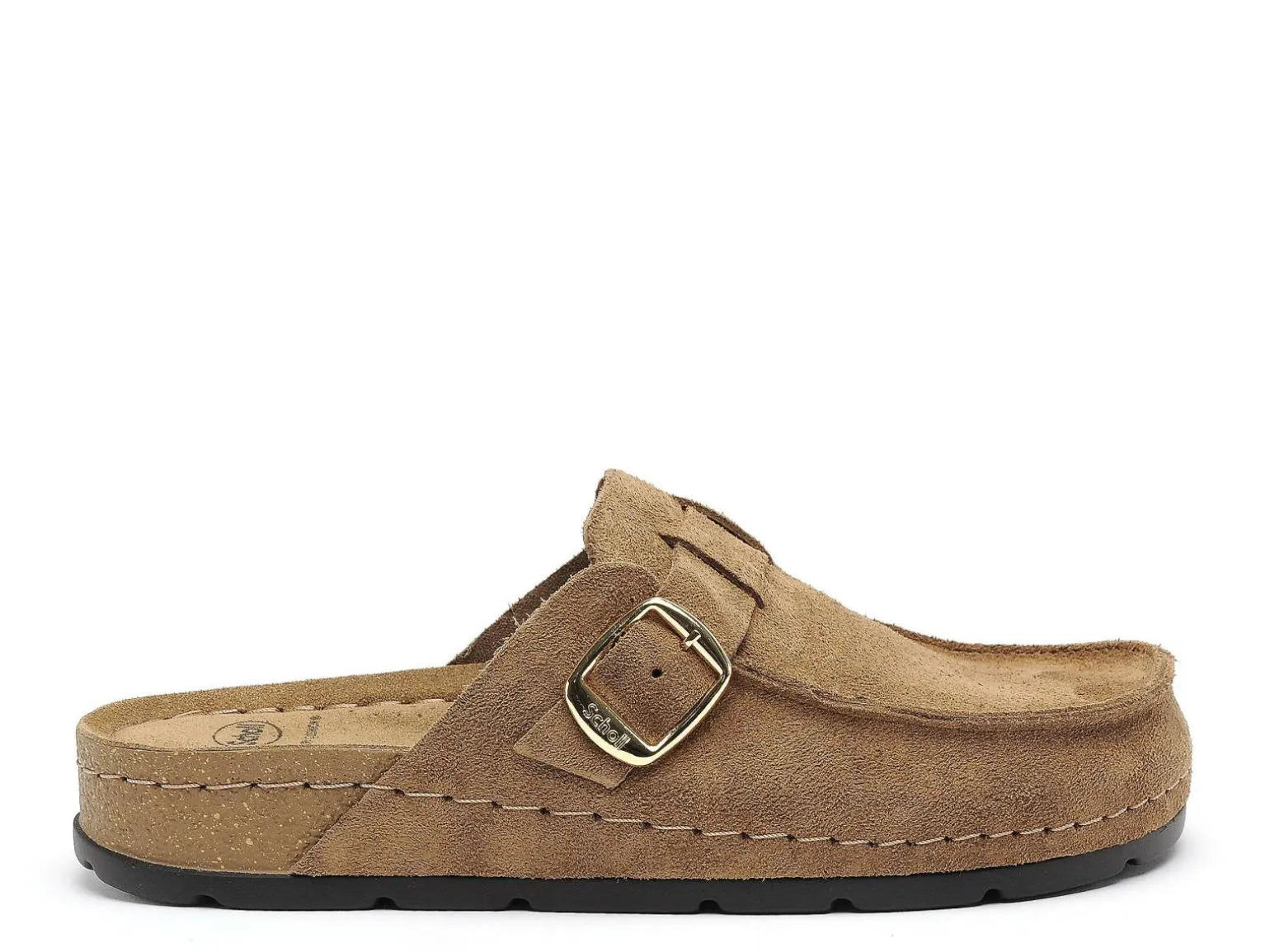Scholl BORA MOC Marron Mules et Sabots Plats Femme