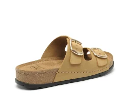 Scholl BORA 2 STRAP Beige Mules et Sabots Plats Femme
