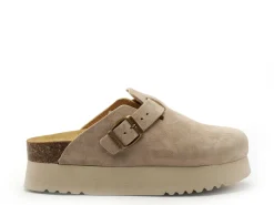 Scholl JUSTINE Beige Mules et Sabots Plats Femme