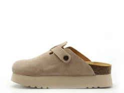 Scholl JUSTINE Beige Mules et Sabots Plats Femme