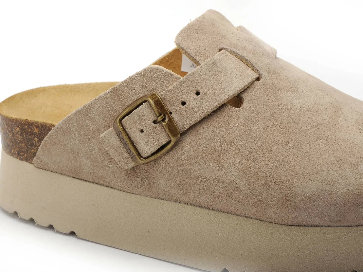 Scholl JUSTINE Beige Mules et Sabots Plats Femme