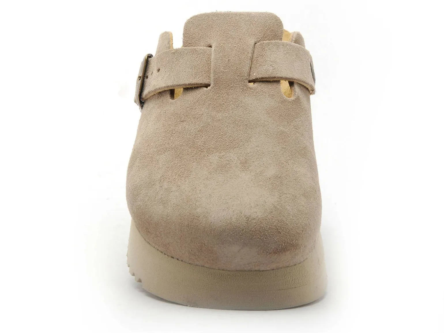 Scholl JUSTINE Beige Mules et Sabots Plats Femme