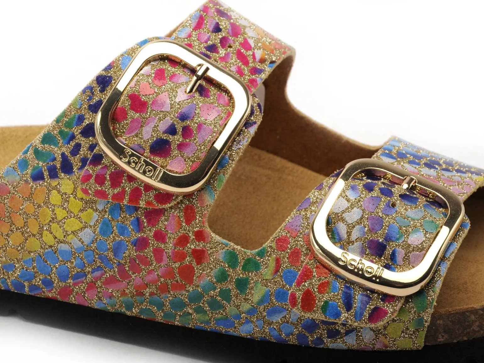 Scholl NOEL Multicolore Mules et Sabots Plats Femme