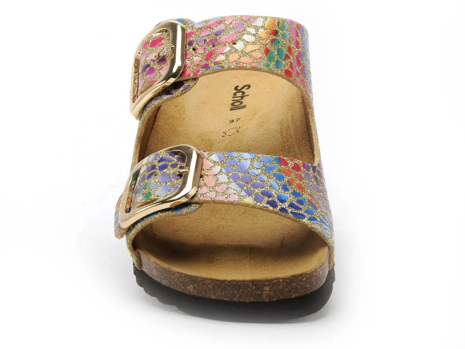 Scholl NOEL Multicolore Mules et Sabots Plats Femme