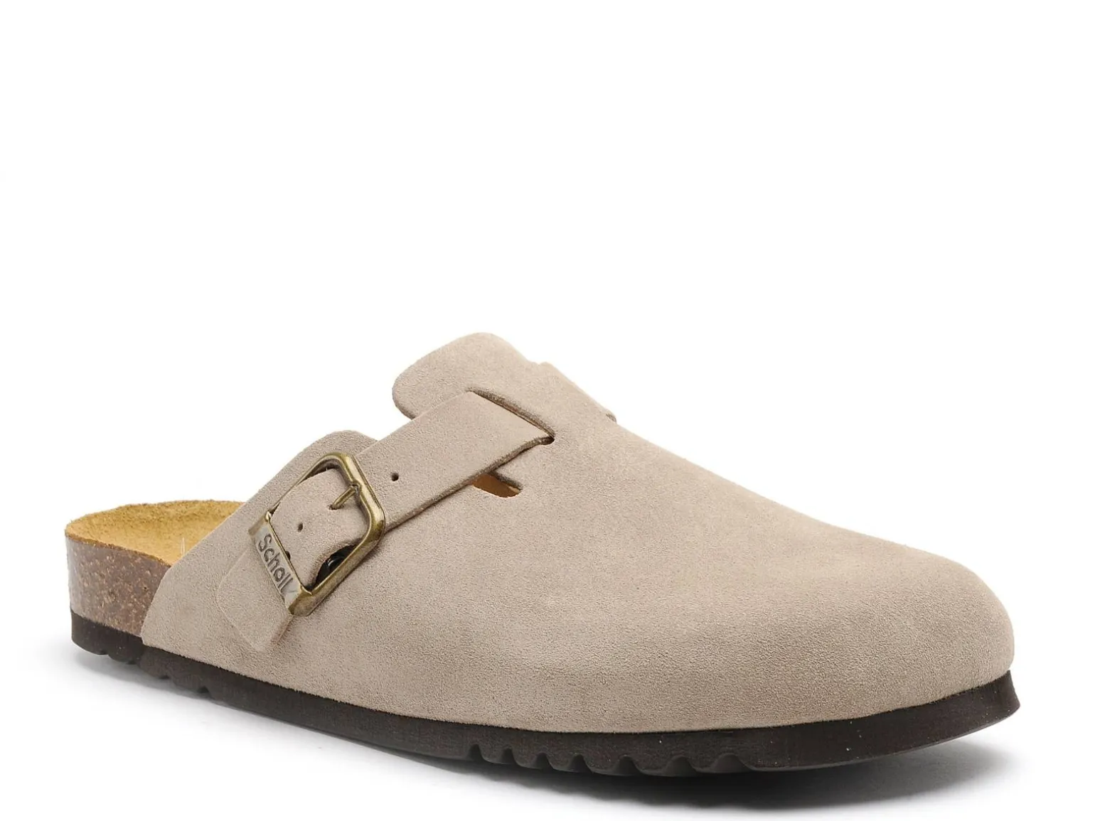 Scholl OLIVIER SUEDE Beige Mules Homme