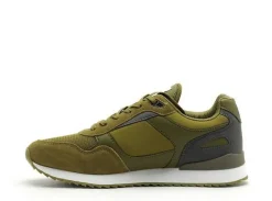 Serge Blanco CHAMONIX Kaki Baskets Basses Homme