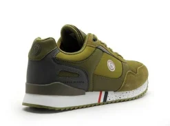 Serge Blanco CHAMONIX Kaki Baskets Basses Homme