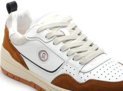 Serge Blanco VERNAZ Blanc Baskets Basses Homme