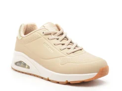 Skechers 155196 Beige Baskets Basses Femme