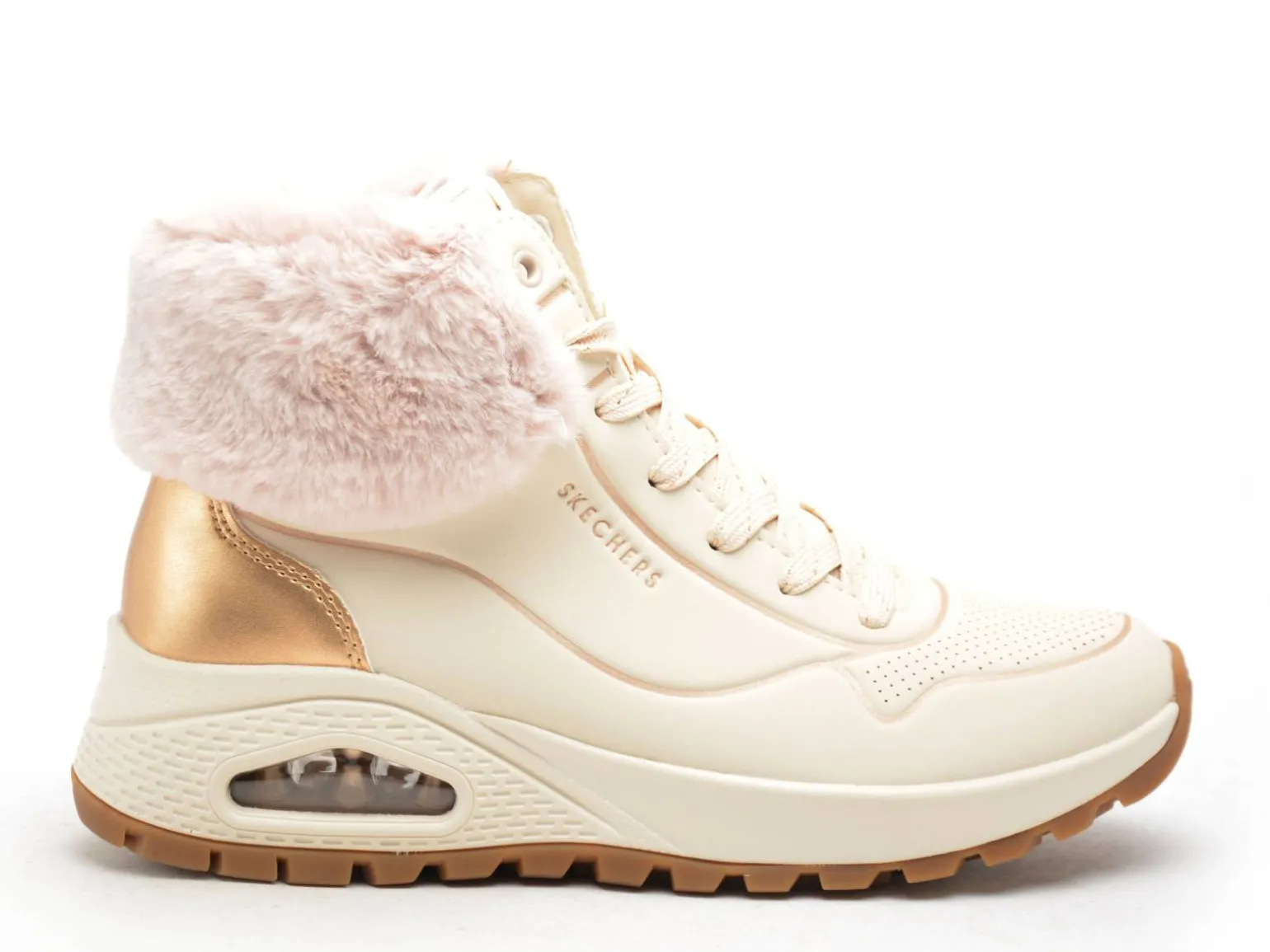 Skechers 167993 Beige Boots et Bottines à Talons Femme