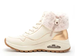 Skechers 167993 Beige Boots et Bottines à Talons Femme