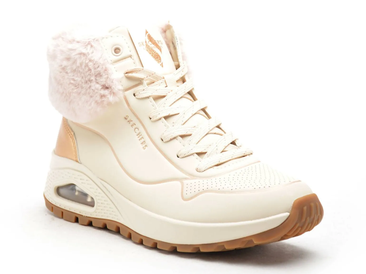 Skechers 167993 Beige Boots et Bottines à Talons Femme
