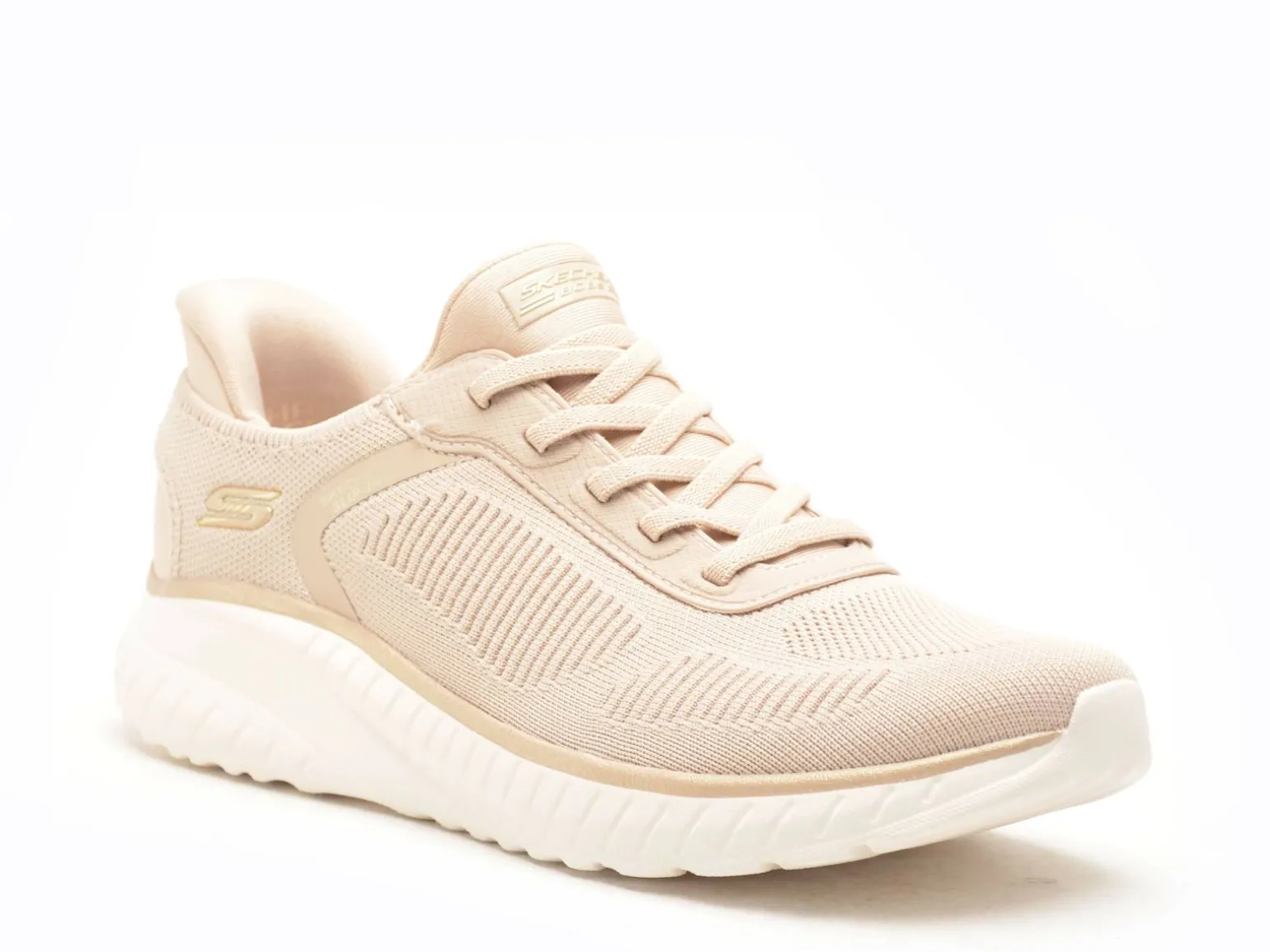 Skechers 117497 BOBS Beige Baskets Basses Femme