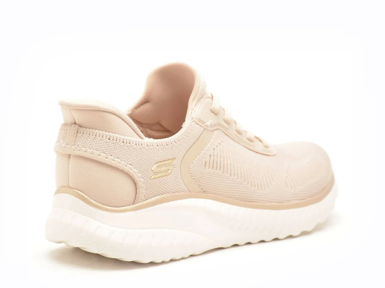 Skechers 117497 BOBS Beige Baskets Basses Femme