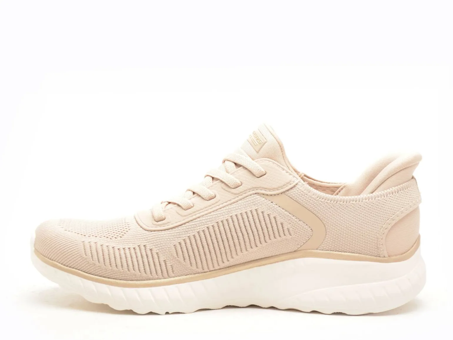 Skechers 117497 BOBS Beige Baskets Basses Femme