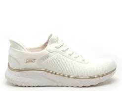 Skechers 117497 BOBS Blanc Baskets Basses Femme
