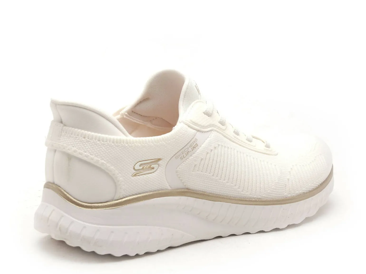 Skechers 117497 BOBS Blanc Baskets Basses Femme