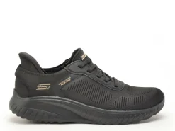 Skechers 117497 BOBSPORT SQ Noir Baskets Basses Femme