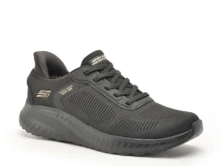 Skechers 117497 BOBSPORT SQ Noir Baskets Basses Femme