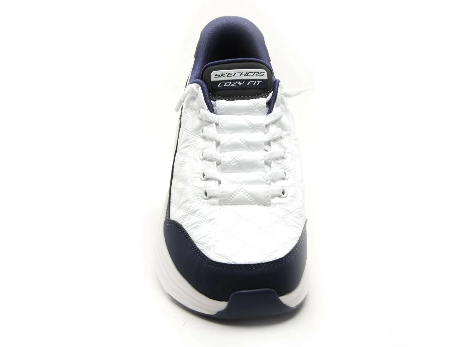 Skechers 232619 COSYFIT Blanc Baskets Basses Homme