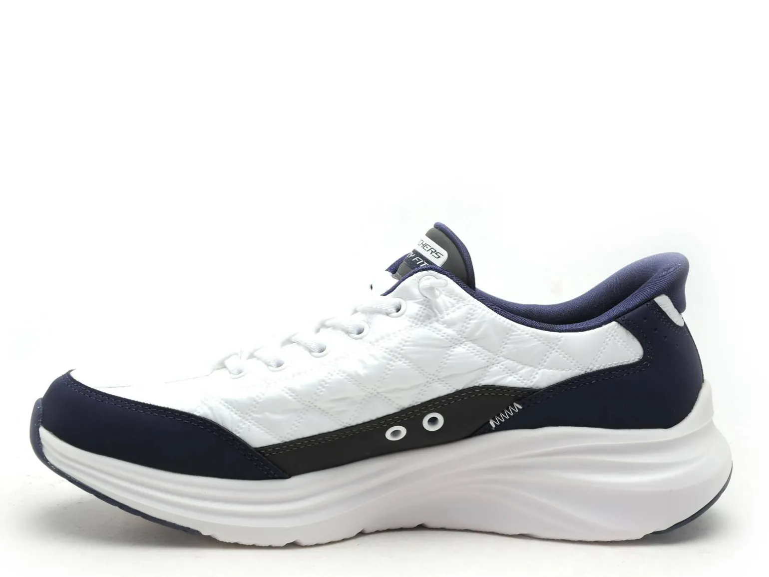 Skechers 232619 COSYFIT Blanc Baskets Basses Homme